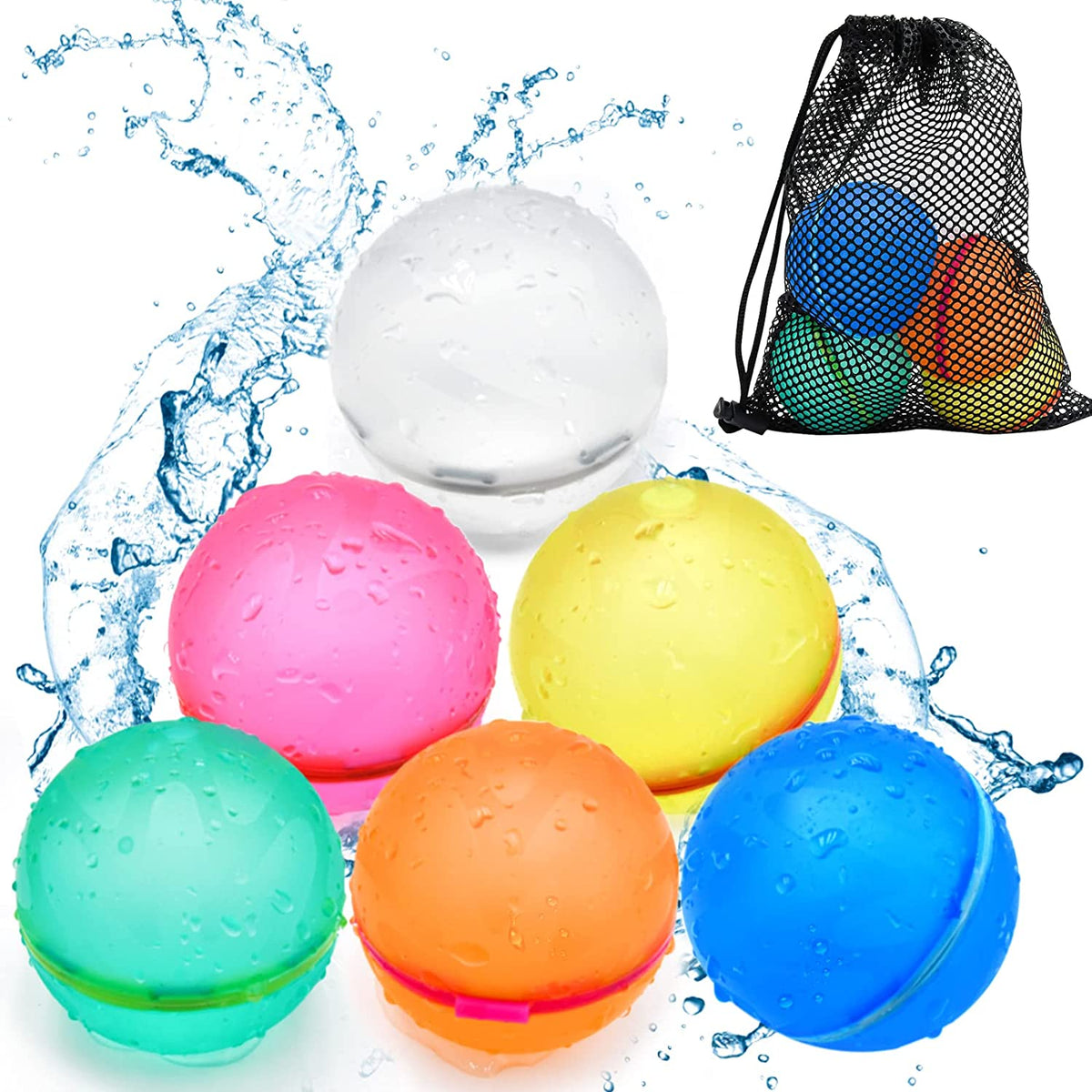 Luxetize™ Reusable Water Balloons (12 pcs)