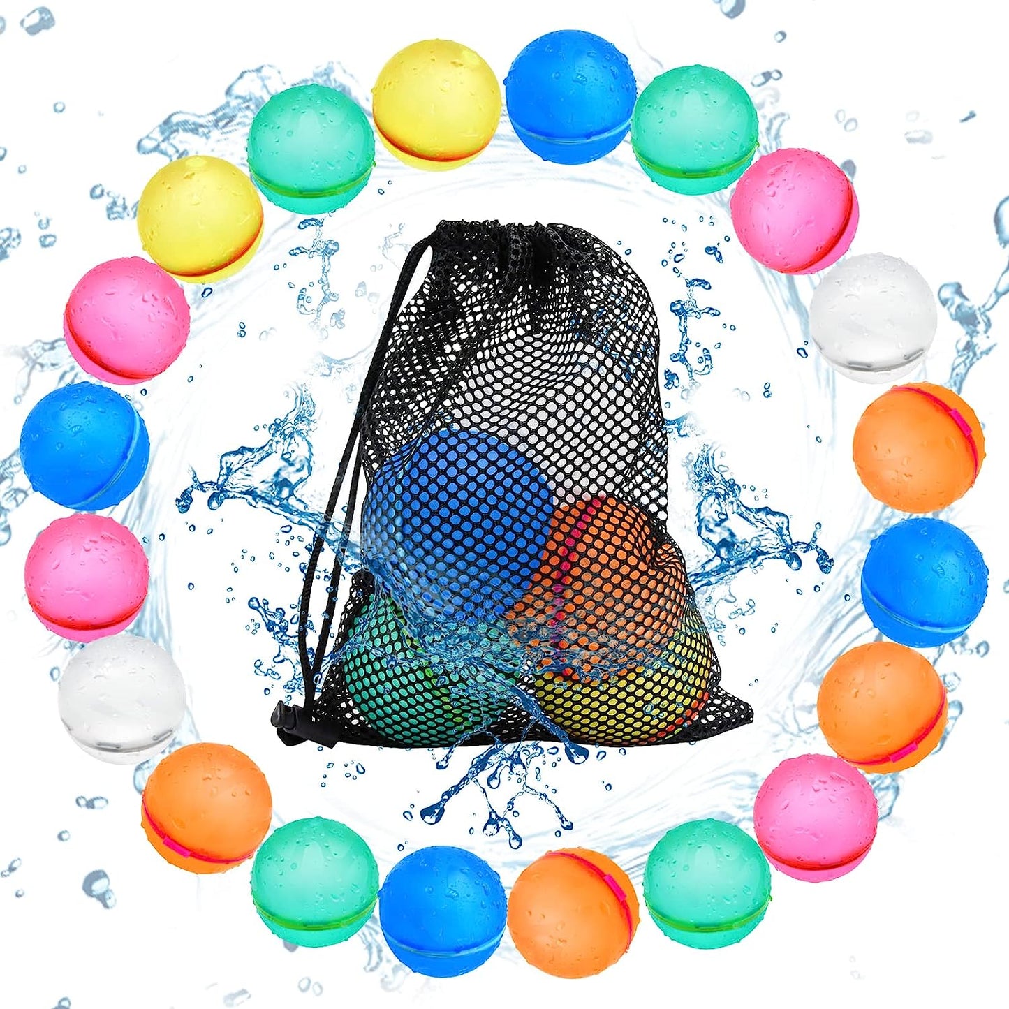 Luxetize™ Reusable Water Balloons (12 pcs)